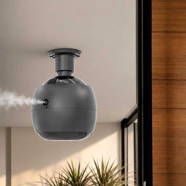 NASS Aeris ceiling scent diffuser in black