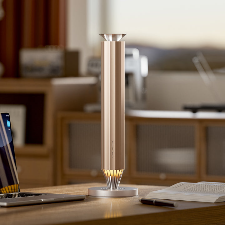 NASS Apex scent diffuser in a living room