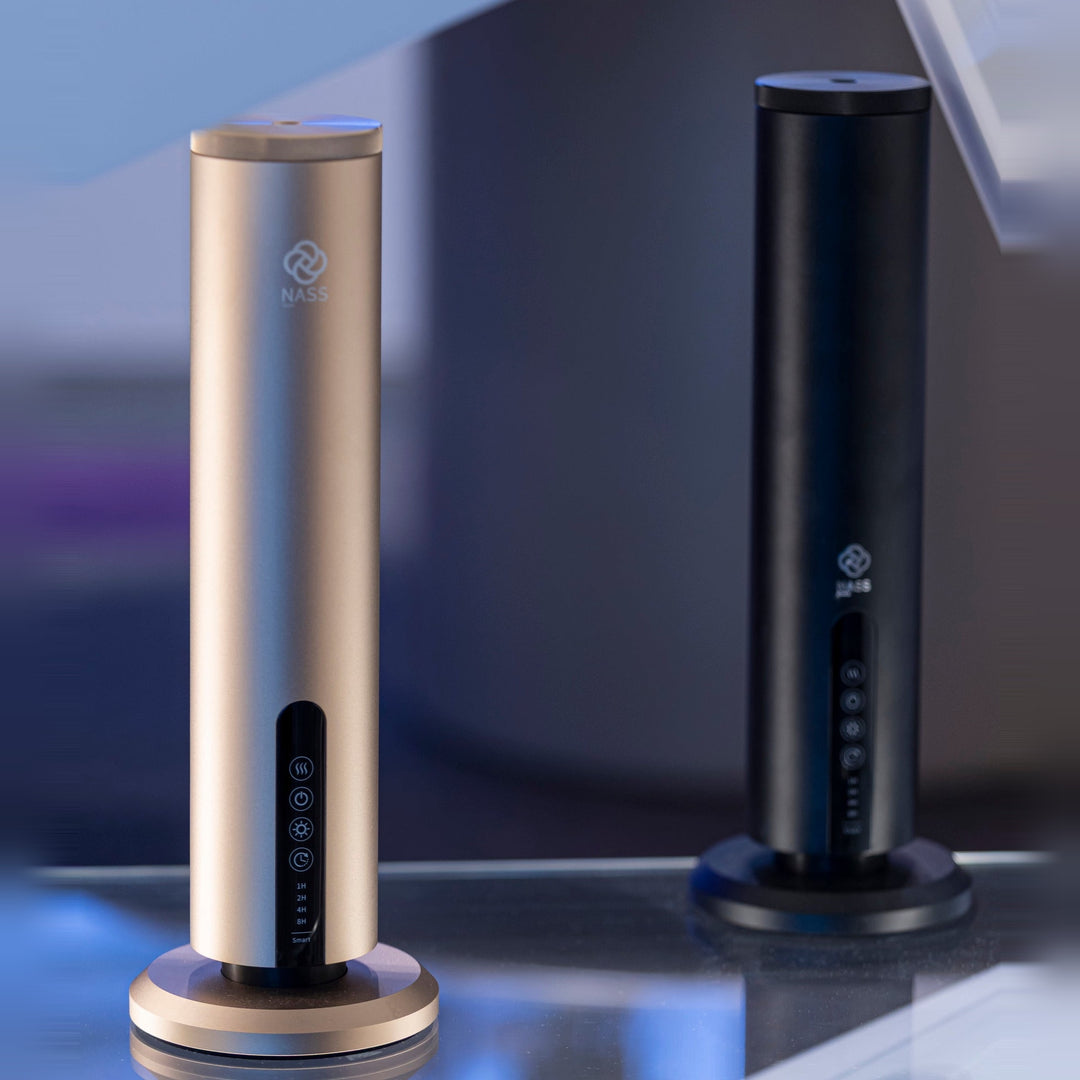 NASS Elysee scent diffusers - gold and black