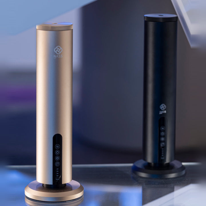 NASS Elysee scent diffusers - gold and black