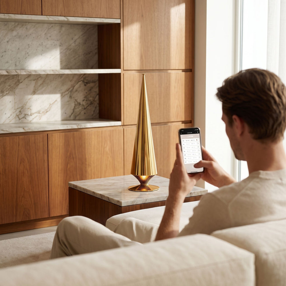 NASS Imperial scent diffuser controlled from the app