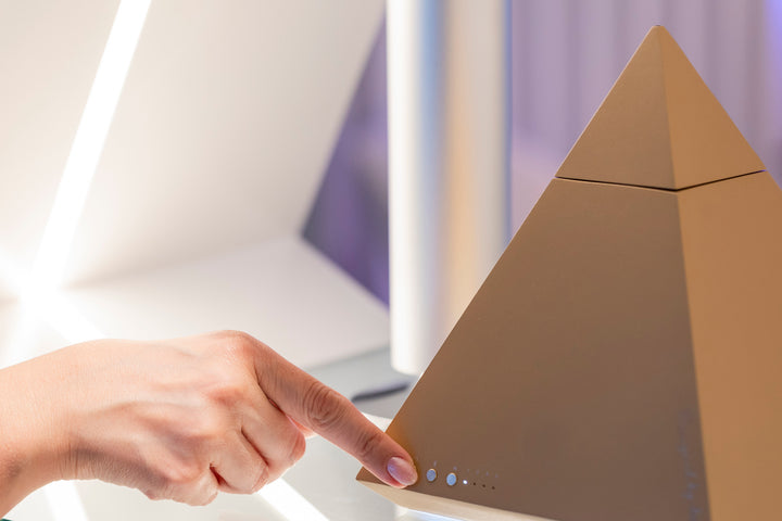 NASS Pyramid scent diffuser - control panel detail