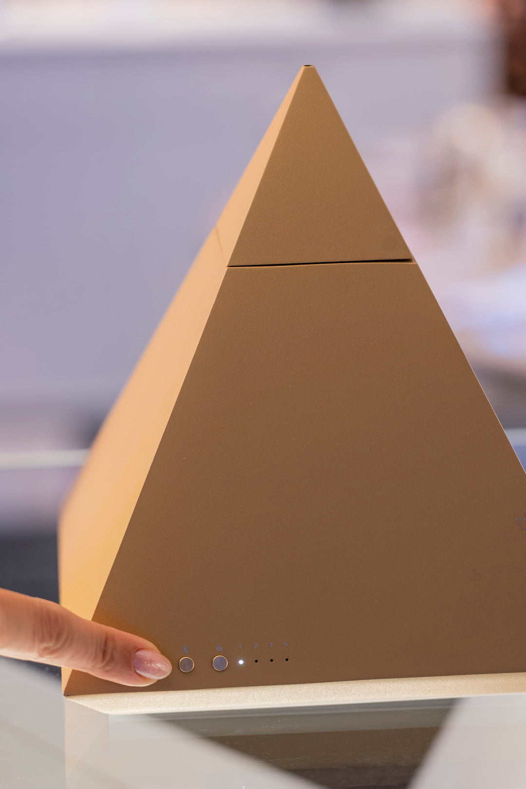 NASS Pyramid scent diffuser in matt gold