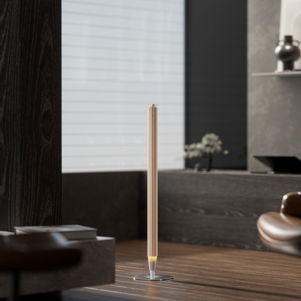 NASS Spire Tower scent diffuser in a living space