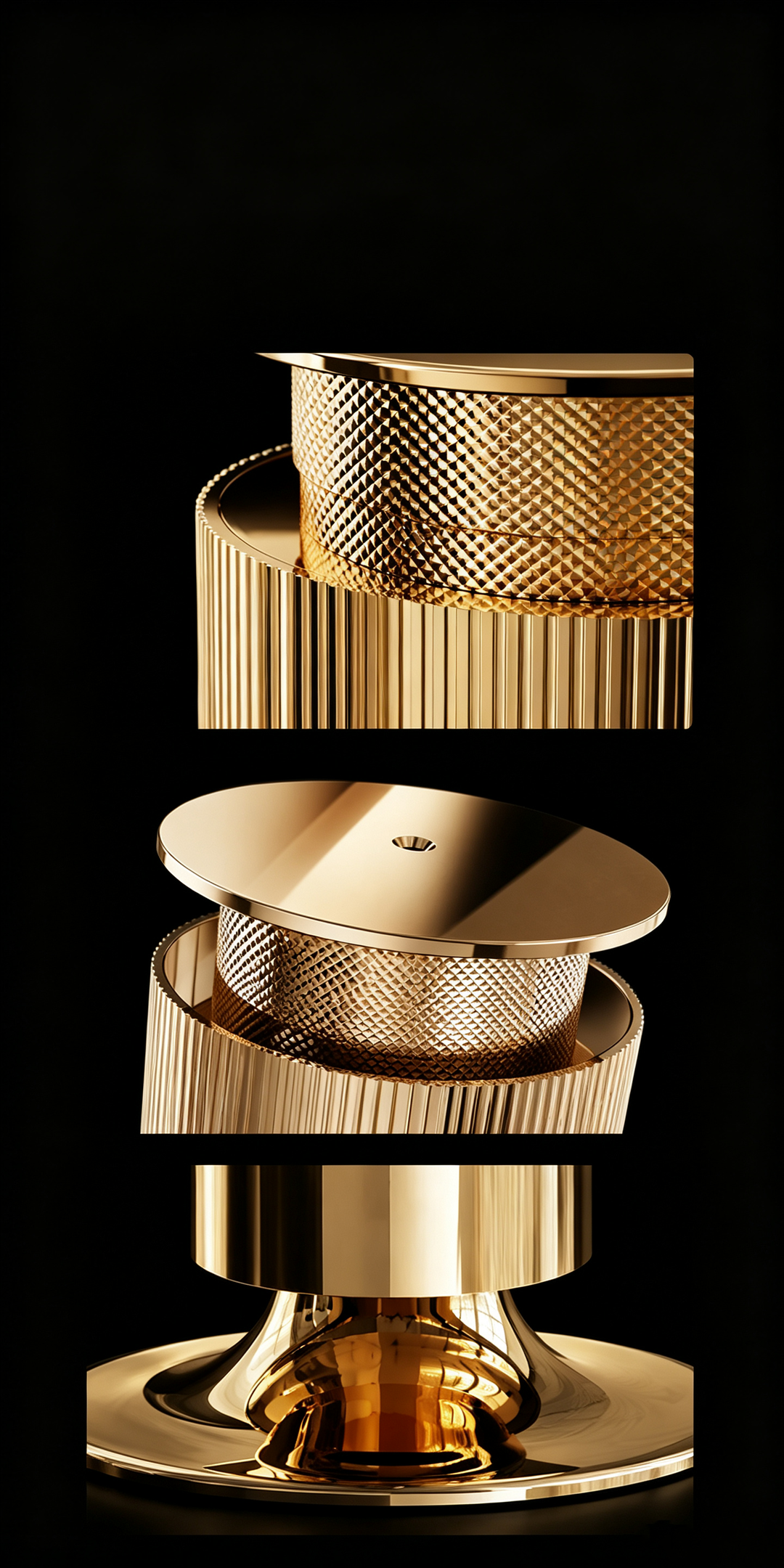 NASS Vertex scent diffuser - diffuser head and base detail