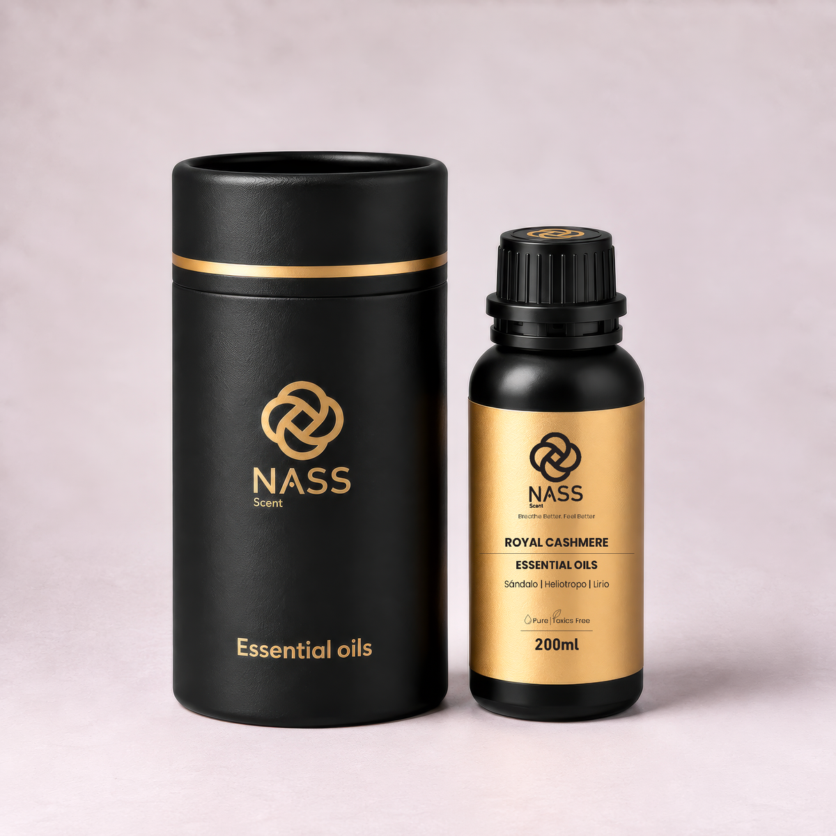 Royal Cashmere 200ml oil bottle with tube